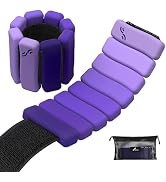 Sportneer Wrist &amp; Ankle Weights for Women &amp; Men Set of 2 (1LB/2LB Each) - Soft Silicone Arm &amp; Leg...
