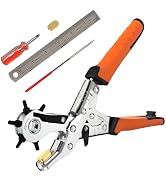 TOWOT Belt Hole Puncher Kit, Upgraded Version Leather Hole Punch for Belt, Saddles, Shoes, Fabric...