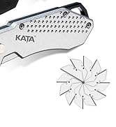 KATA 3-Pack Heavy Duty Box Cutter Folding Utility Knife With Zinc Alloy Body, Quick Change Blades...