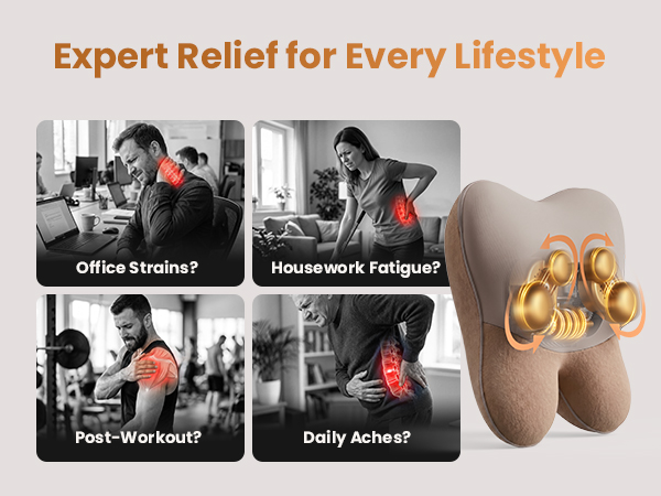 back massager for deep relief