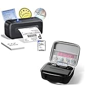 Phomemo Black Blueooth Thermal Shipping Label Printer 246S with Printer Case
