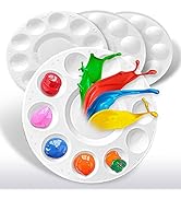 Hulameda 4ps-Paint Tray Palettes, Paint Pallet, Paint Holder, Painting Palette, Plastic Palette, ...