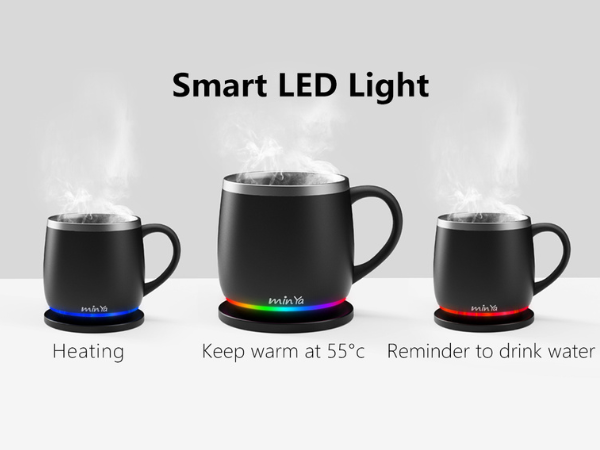 min Ya Temperature Control Smart Mug Smart LED Light