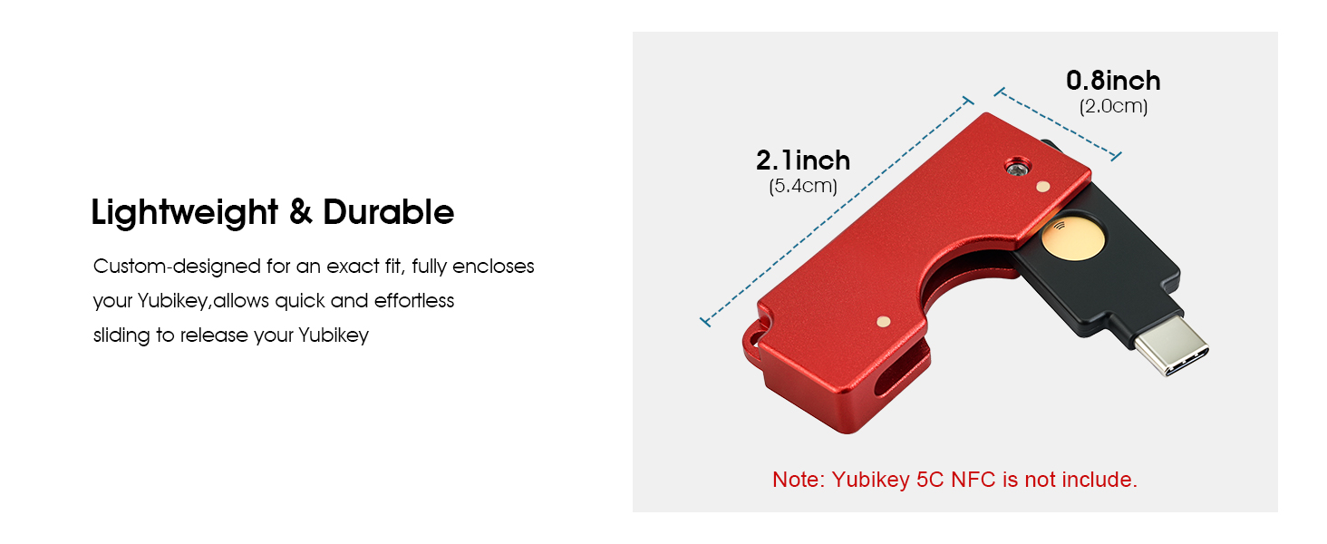 full protect flip case for yubikey 5C NFC