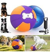 Pet Deluxe 3.0 Upgraded Herding Ball for Dogs - 18" Heavy-Duty Interactive Dog Toy,Reinforced Oxf...