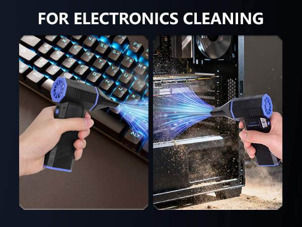 compressed air duster for keyboard and computer cleaning