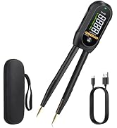 Proster SMD Tweezer Meter for Resistance Capacitance Diode 6000 Counts LCD | Smart Auto-Ranging C...