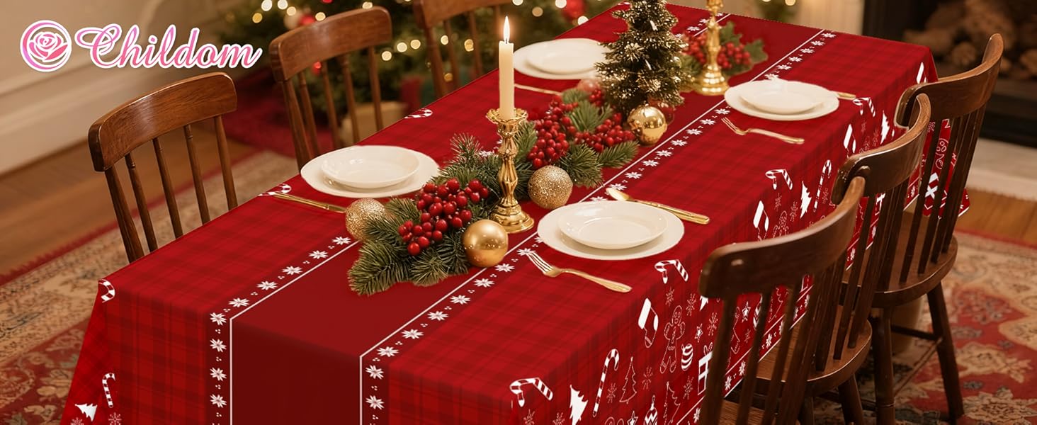 Christmas tablecloths