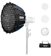 amaran Light Dome 60 Softbox,One-snap Quick-Release Bowens Mount Foldable Soft Light Modifier Lig...