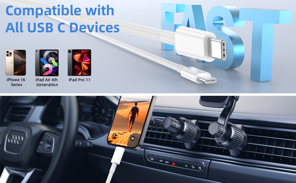 c to c cable fast charging