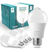 Aovpex Motion Sensor Light Bulbs Dusk to Dawn 13W Equivalent 100W 1100lm Movement Activated Secur...