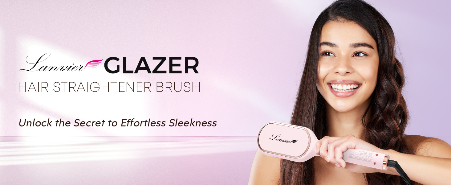 hair straightener brush