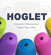 Fidget Computer Mouse, Cute Wireless Mouse - Hoglet Perfect Fidget Tool + Tactile Computer Mouse