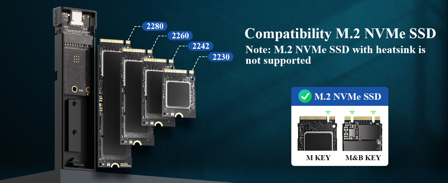 m.2 usb enclosure ssd hard drive enclosure m.2 reader