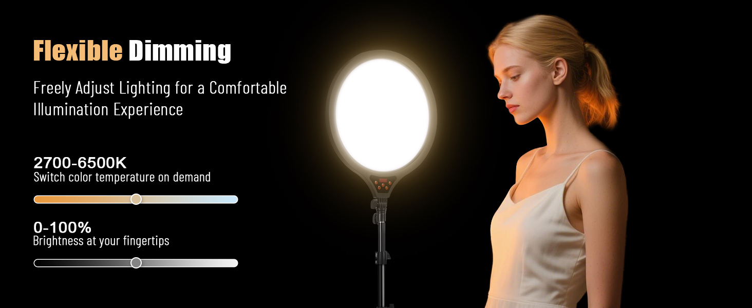 phone tripod stand with light