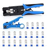 Knoweasy BNC Cable Crimper and Coaxial Compression Tool Kit,Multifunctional Compression Connector...