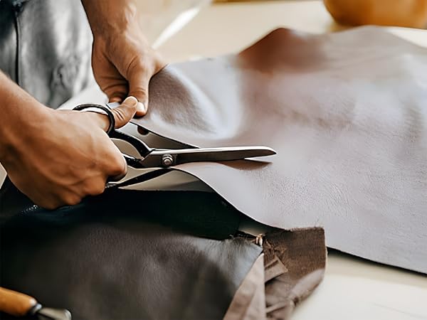 Use as Sewing scissors to cut cleanly and smoothly through multiple layers of fabric, leather, denim