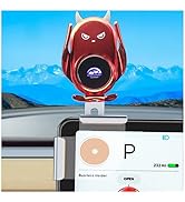 Carrortech for Tesla Phone Holder Model 3 Y Most of Touchscreen Cute Car Phone Mount Wirless Char...