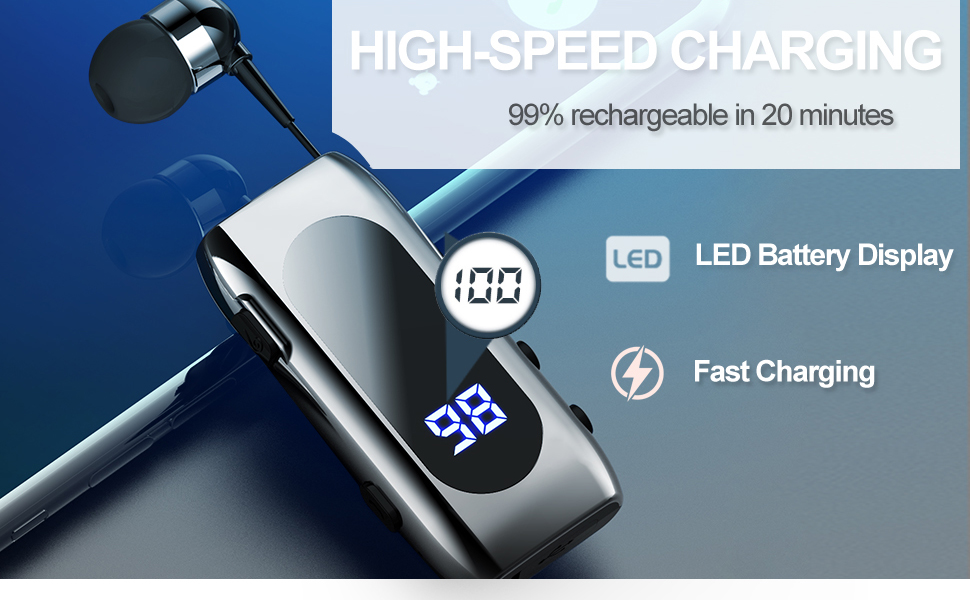 clip bluetooth headset
