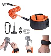 Steel-cored Waterproof Action Camera Anti-Loose Dive Wrist Strap, Diving Surfing Snorkeling Drift...