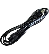 Black Power Cable Cord for Sharp AQUOS TV LC-52SB55U LC-52D82U Charging Replacement Power Cords C...