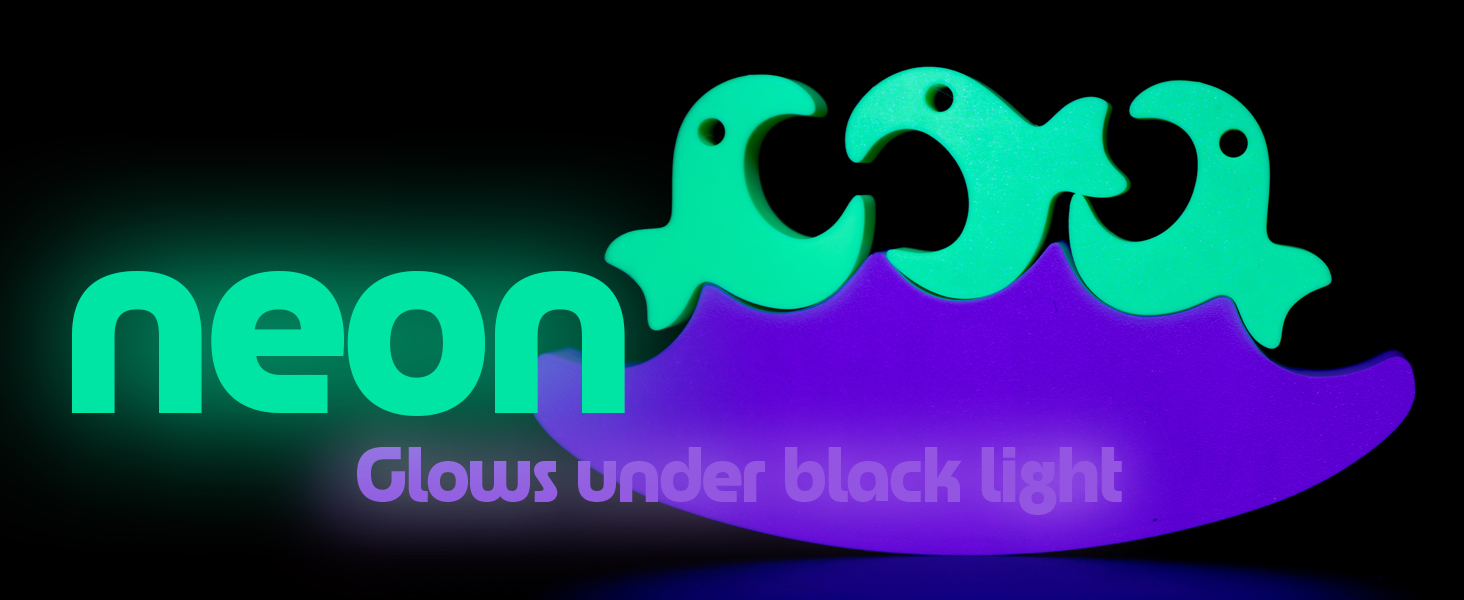 panchroma neon pla glows under blacklight