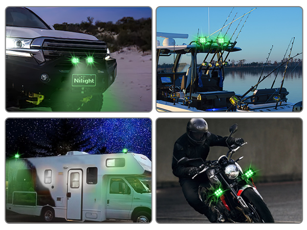 Green light pods Hunting Lights led fog lights for trucks led spot lights for trucks off road