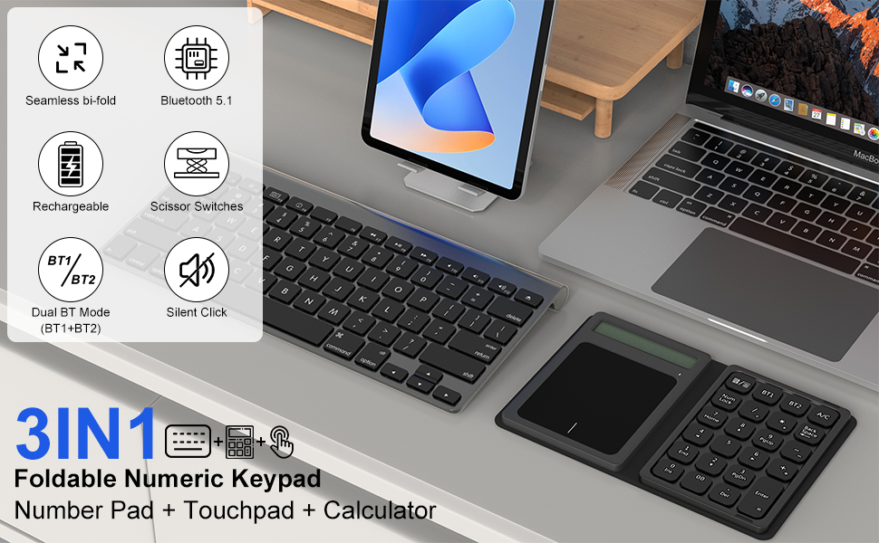 wireless number pad calculator