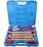 DAYUAN 9 pcs heavy duty Auto Body Repair Tool, Fender Repair Kit Carbon Steel Hammer Dolly Set De...