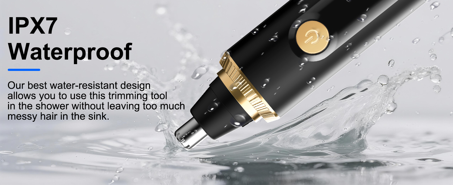 rechargeable nose and eyebrow trimmer