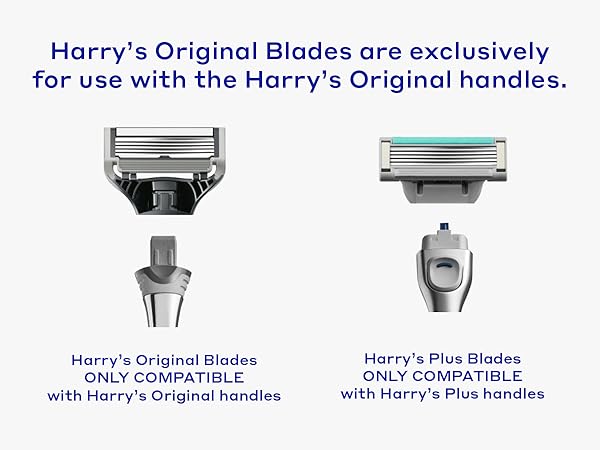 Harry&amp;#39;s Original Blades are exlusively for use with the harry&amp;#39;s Original handles