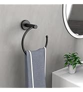 HUFEEOH Hand Towel Holder, SUS304 Stainless Steel Towel Hanger Towel Ring, C Tpye Towel Rack for ...