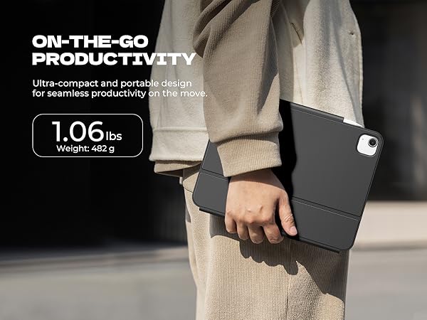 Dexnor Keyboard Case for iPad Air 5th/4th Gen