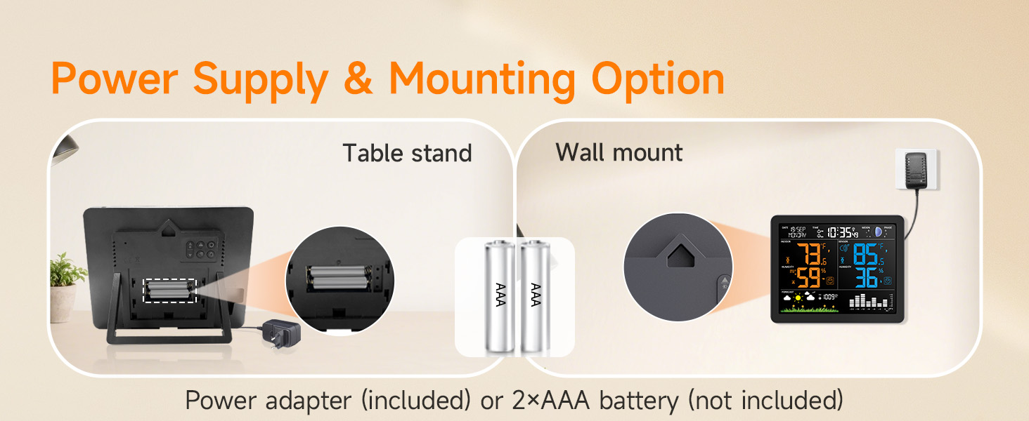 wireless weather station indoor outdoor