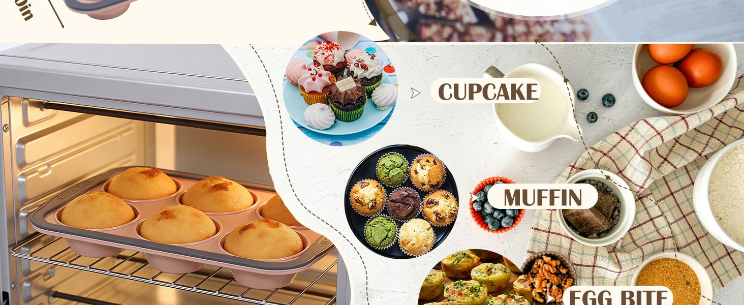 silicone muffin pan