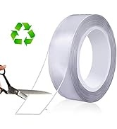 MEMX Nano Double Sided Tape Heavy Duty, 9.85FT Multipurpose Strong Mounting Tape, Reusable Remova...
