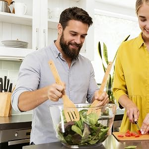 Beiskll Wooden Spoons for Cooking