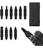 NexTool 10 Pack Replacement Double-Ended Screwdriver Bit for Leatherman Multi-Tool – Durable S2 S...