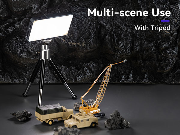 rgb video light on camera video light for photography mini portable video lighting