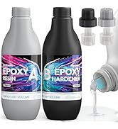 Epoxy Resin, Resiners Epoxy Resin Kit for Mold Casting Jewelry Making Wood Coating DIY Crafts, Cr...