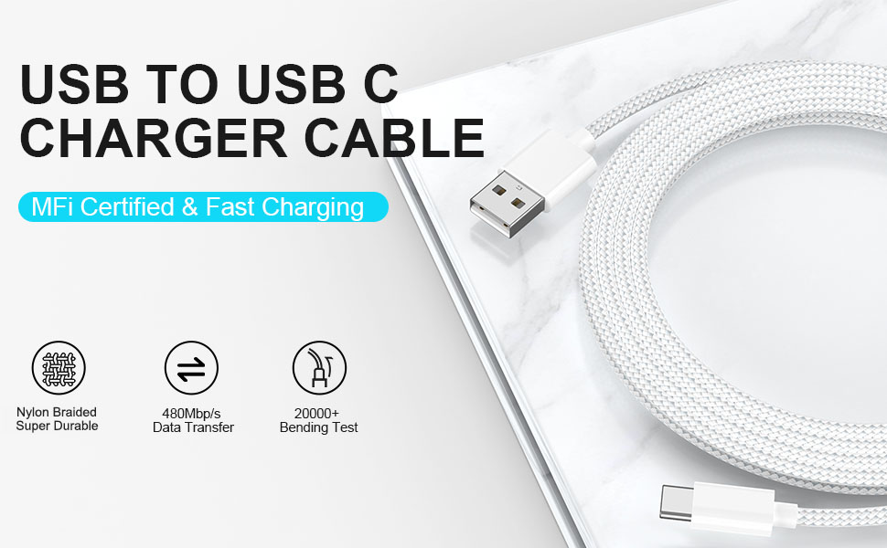 5ft usb to usb c charger cable