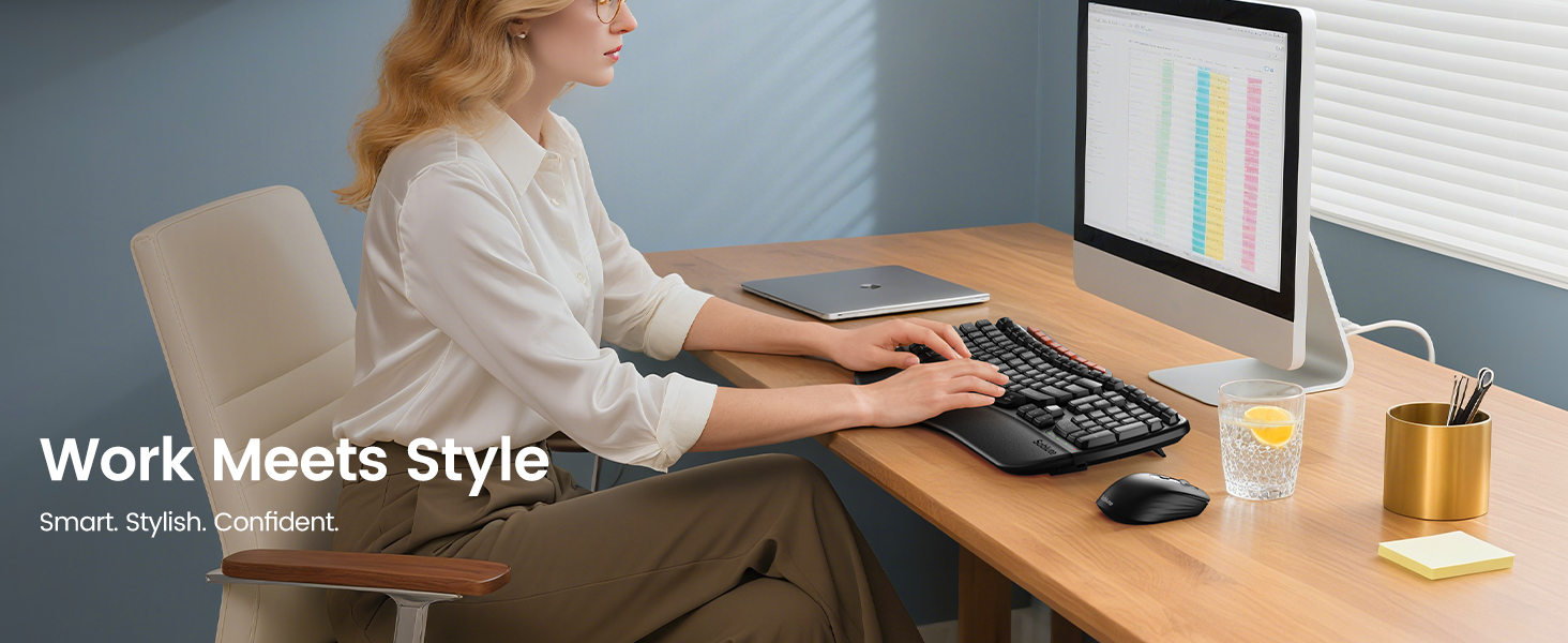 Keyboard and mouse sets for women