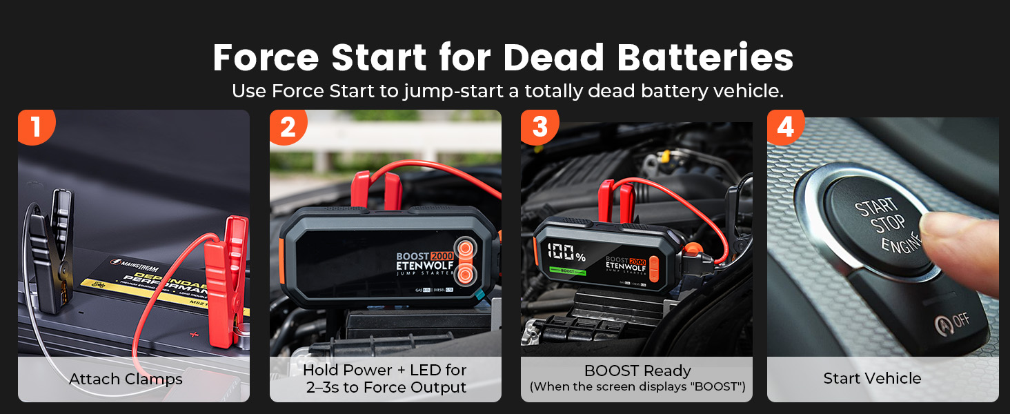 Battery Jumper Starter Portable