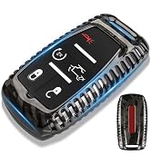 Key Fob Cover Compatible with Dodge Ram 1500 2500 3500 TRX Limited Rebel Bighorn Lonestar Laramie...