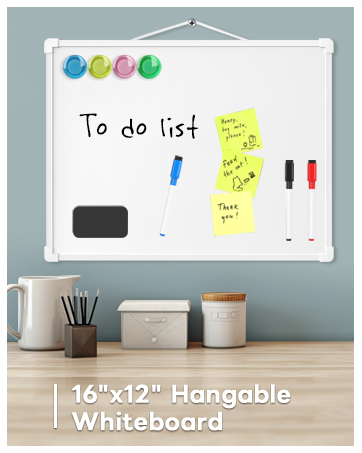 hanging whiteboard