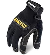 Ironclad General Utility Work Gloves GUG, All-Purpose, Performance Fit, Durable, Machine Washable