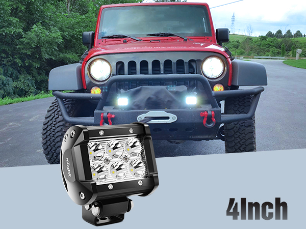 Led Pod 1PC 18W 1260LM Spot Beam Led Off Road Light Super Bright Driving Fog Boat Lighting