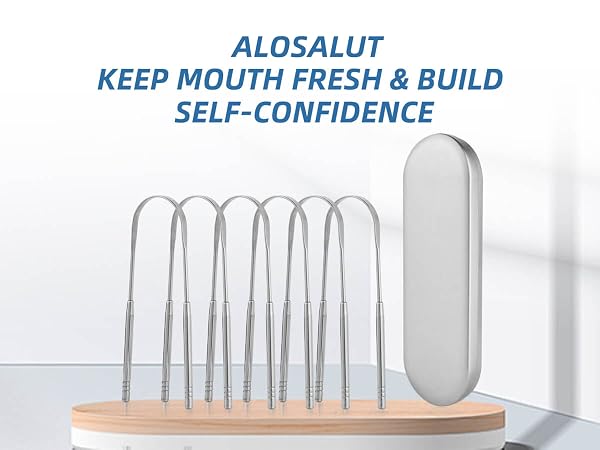Alosalut 6 Pack Tongue Cleaners