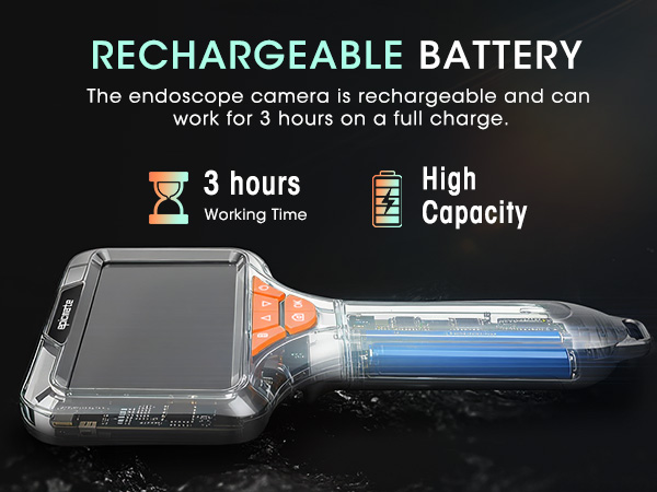 endoscope with light