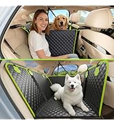 2-in-1 Dog Car Seat Cover for Back Seat, Transform to Passenger Mode - Dog Car Seat, Waterproof, ...